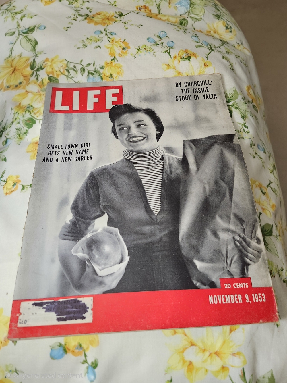 LIFE Magazine November 9, 1953-Jill Corey on the Cover